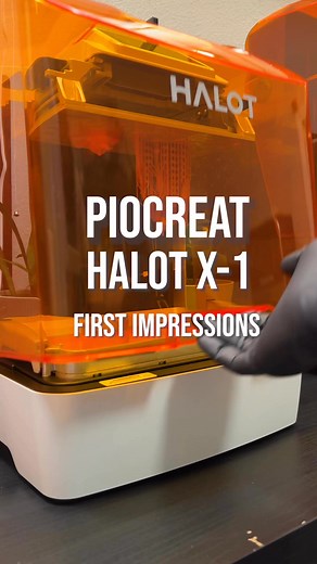 Piocreat Halot X-1 first impressions. Available now on kickstarter. @Piocreat 3D Printer @creality3dofficial #piocreathalotx1 #halotx1 #resin3dprinting #3dsculpting | Michael Wong