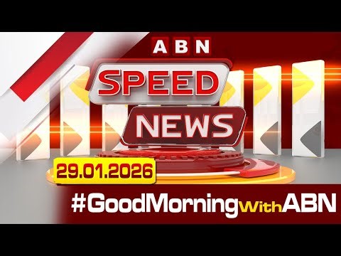 Speed News | 24 Headlines | 29-01-2026 | #morningwithabn | ABN Telugu