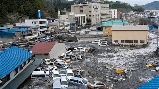 Massive 130-foot tsunami hit Japan - then a nuclear plant started leaking