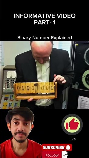 Binary Numbers Explained in 30 Seconds! Super Easy! #binarynumbers #computerscience