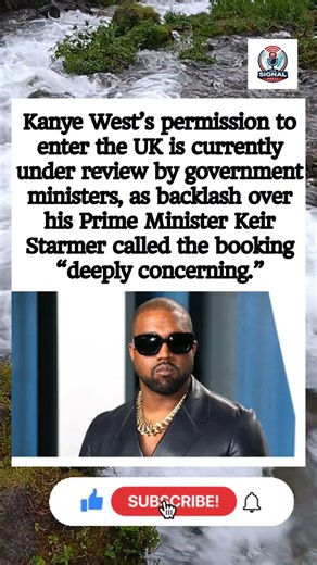 Kanye West's UK Entry Under Review After PM Calls Booking "Deeply Concerning" 😬🇬🇧 #shorts #KanyeWest