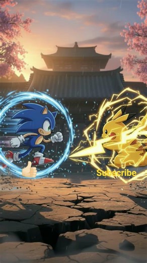 sonic vs Pikachu
