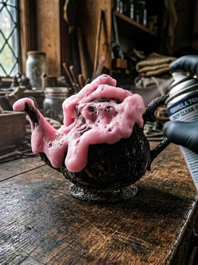 Rusty Mess Transformed into Mirror Shine in Seconds