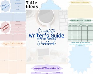 Complete Writer's Guide for Book Planning Workbook - Etsy Canada