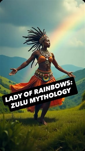 Mbaba Mwana Waresa (also known as Nomkhubulwane) is a revered goddess in Zulu mythology, embodying rain, rainbows, agriculture, and fertility. She is often regarded as a nurturing figure who taught humanity the art of sowing, reaping, and brewing beer. Mbaba Mwana Waresa is credited with teaching the Zulu people how to cultivate crops and brew Umqombothi (sorghum beer). She created this beer to bring humans closer to the gods. The “Lady of Rainbows”: Known for controlling rain and rainbows, she 
