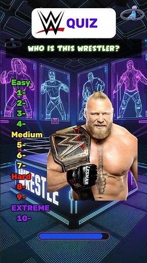 The Ultimate WWE Quiz: Will you get them all right? 🏆🔥