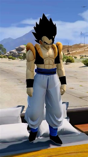 DBZ Hero Final Power 🔥 Black Goku Knocked Out 😱 | GTA 5 Shorts #dbz #goku #gogeta #shorts