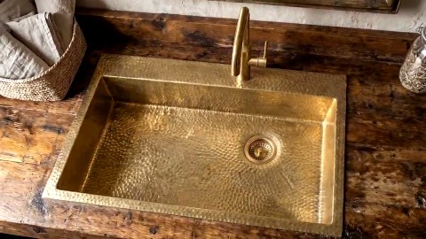 Rectangular Copper Vessel Sink, Unlacquered Living Finish, Heirloom Quality Kitchen Decor - Etsy