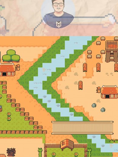 Desain Level Map untuk Game RPG 2D Menggunakan GDevelop