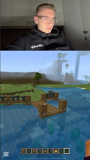 Minecraft - how to build a medieval bridge