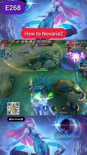E268 How to Novaria 2 #shorts #mobilelegends #novaria #novariamlbb #novariamobilelegends