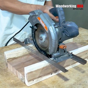 12K views · 320 reactions | Amazing Idea Making A Circular Saw Guide Jig For Woodworking Projects | Woodworking Ideas | Facebook