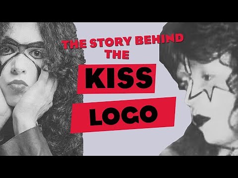 Who created the KISS logo?