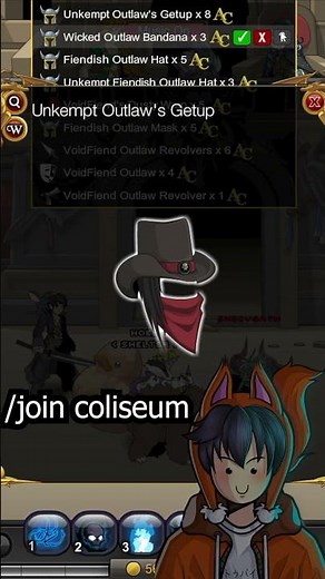 RARE SET NULGATH OUTLAW | AQW INDONESIA