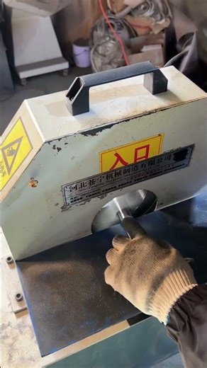 Powder coated pipes, plastic removal and polishing