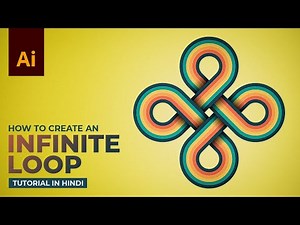 Infinite loop vector design in Adobe Illustrator