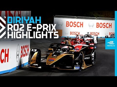 Race Highlights | 2022 Diriyah E-Prix Round 2 | NIGHT RACE!