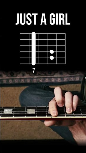 Just A Girl by No Doubt (Guitar Chords and Tab Tutorial)