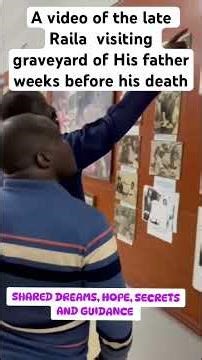 A video of Raila visiting the graveyard where he has now been buried#railaodinga #shorts#subscribe