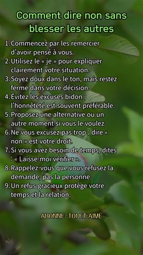 Comment dire non sans blesser les autres