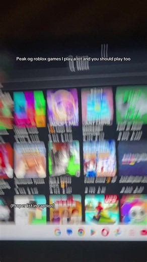 Proper list is: adopt me, Insane elevator, Natural disaster survival, Brookhaven, Horrific housing, Break in 2(story), Murder mystery 2, Break in(story), Broken bones IV, Build a boat for treasure, Beeface!, Spider, Daycare(story), Daycare 2(story), Hole in the wall, Speed draw, Tower of misery, Escape McDonald’s obby parkour, Escape the grandmas house obby, Escape dentist obby parkour. Tags:#roblox #robloxfyp #og #ogroblox #robloxadoptme