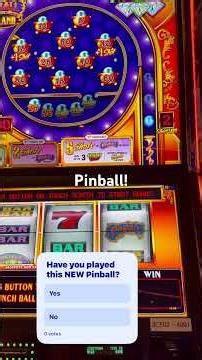 New 5 Credit Pinball Game. Have you played it and do you like it? #slotmachine #pinball #gamble #win