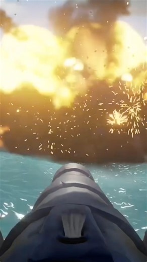 Sloop Vs Skeleton sloop in sea of thieves onboard The Treasury. long-form video on channel.