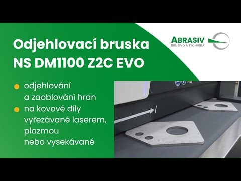 DM1100 Z2C EVO - automatická odjehlovací bruska na odhrotování a oboustranné zaoblování hran