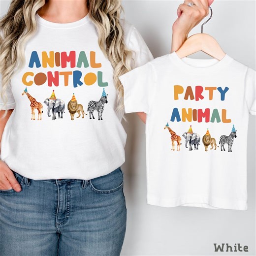 Animal Control Shirt, Party Animal Tee, Zoo Birthday Shirt, Matching Family Birthday, Wild Animal Shirt, Safari Theme Tee - Etsy