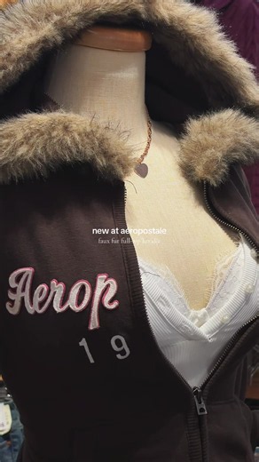 Faux-Fur Full-Zip Hoodie New at Aéropostale