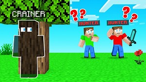 CAMO SPEEDRUNNER Vs HUNTERS In Minecraft!