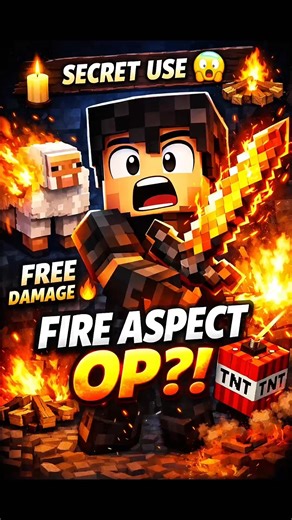 FIRE ASPECT IS OP 😎