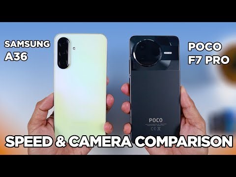 Samsung A36 vs Xiaomi POCO F7 Pro SPEED TEST & CAMERA Comparison | Zeibiz