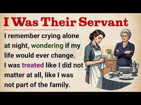 Learn English Through Story 🔥 I Was Their Servant | Level 3 Listening Practice || Graded Reader 📚