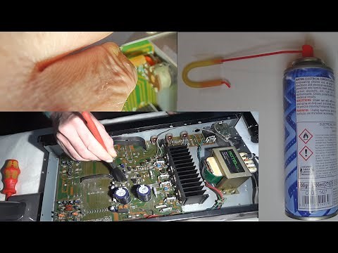 Amplifier and Receiver Cleaning, Pots Cleaning, DC Bias Setting, Cracking Volume Control etc