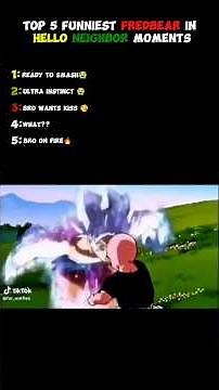 TOP 5 FUNNIEST FRED BEAR MOMENTS IN HELLO NEIGHBOR 😭🔥