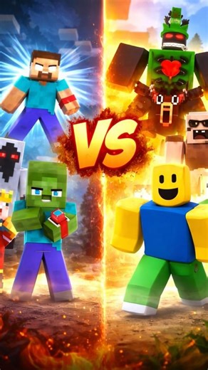 Minecraft vs Roblox… FINAL WAR ⚔️