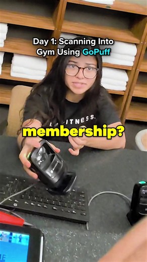 Checking into the gym with Gopuff 😂 | Gopuff