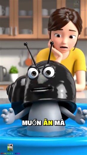 #bôngnhitvkids cá, tôm, mực nấu ăn cách rửa nghêu,xò,ốc #food #cartoon #funny #comedy #animals