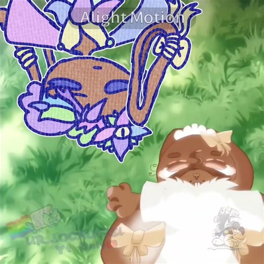 Fake Collab With @urlocialviolet :33 // #animation \\ #fypシ゚ #dandysworld #art #Fakecollab #easter