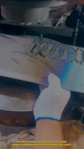 High Precision Industrial Metal Wrench Punching and Blanking Machine #machine