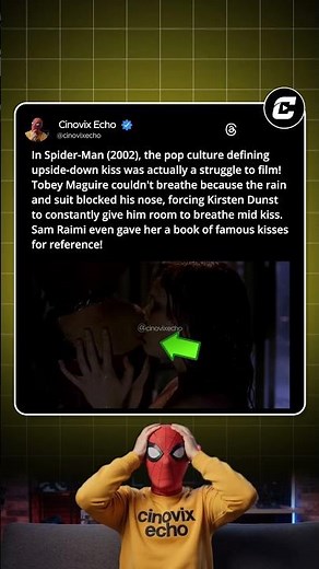 Spider-Man (2002): Kirsten Dunst saved Tobey in iconic kiss scene