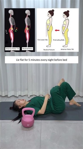 One Simple Wall Move to Fix Anterior Pelvic Tilt and Flatten Your Lower Belly Fast