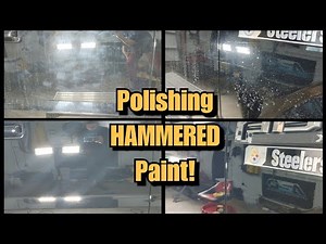 Polishing EXTREMELY Hammered and Difficult F150 Black Paint- How I got my results!