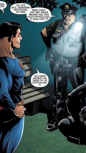 The Cop Met Superman...#comics #superman #marvelcomics