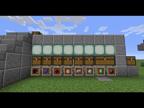 Minecraft | automatisches Lagersystem [Tutorial]