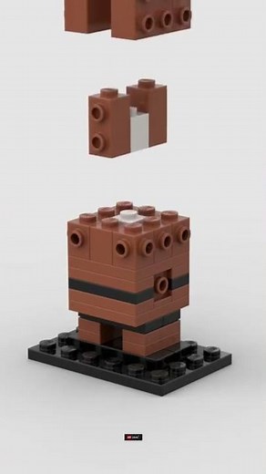 LEGO IDEAS Brickheadz Lil Petey from Dog Man books | Satisfying Building Animation