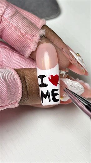 How To DRAW PERFECTLY 💋 #nails #simplenails #nailart #naildesigns #nailtutorial #nailinspo #shorts