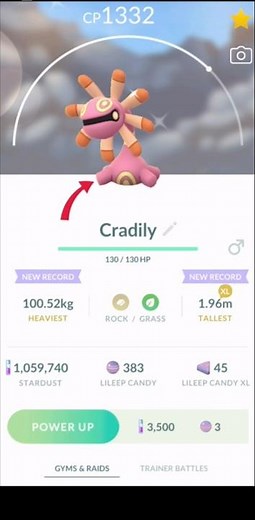 LETS GOO!! ✨Shine Lileep✨Evolve🧬 in Pokemon GO.