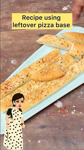 Recipe using leftover pizza base